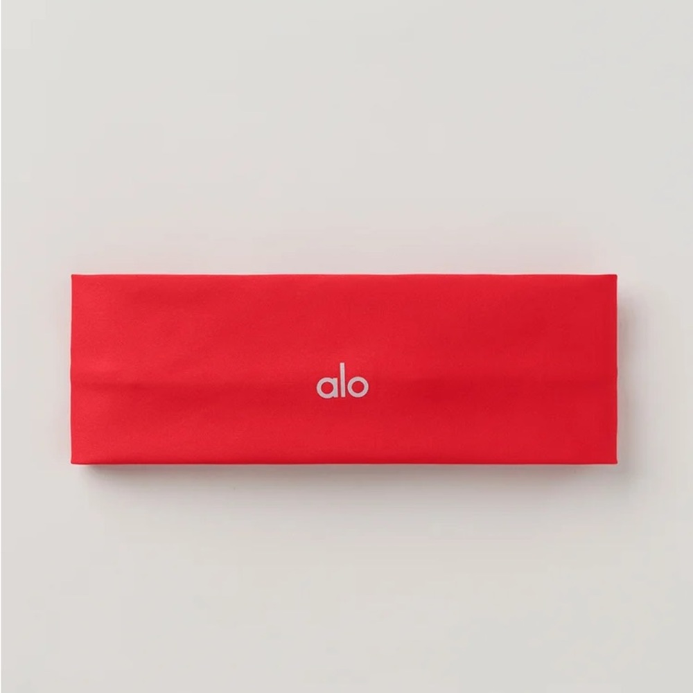 Alo Yoga Airlift Headband Bright Red